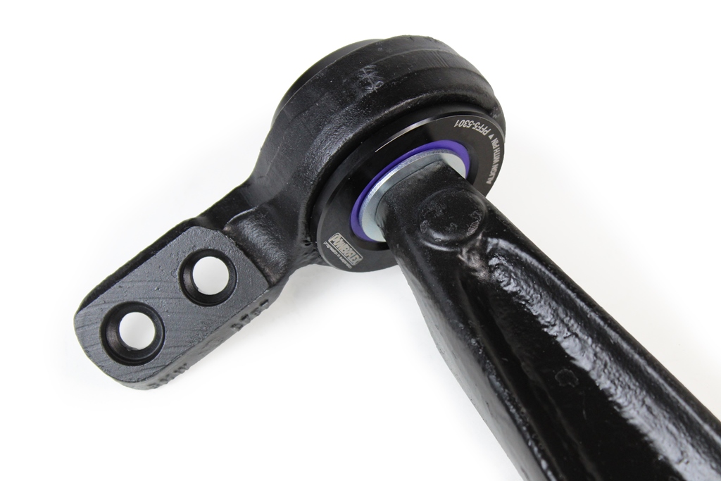 Powerflex front wishbone rear bush, aluminium outer (concentric) (pair) black series - pff5-5301blk